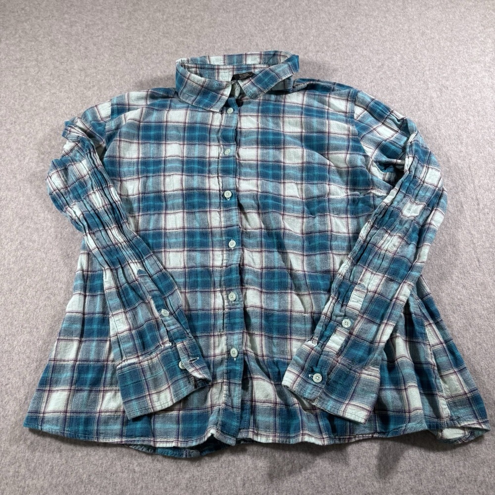 Faded Glory Women's Shirt Button Long Sleeve XXL‎